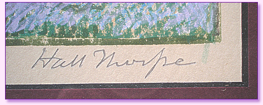Hall Thorpe woodcut Signature